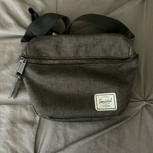 Herschel Dark Gray Fanny Pack